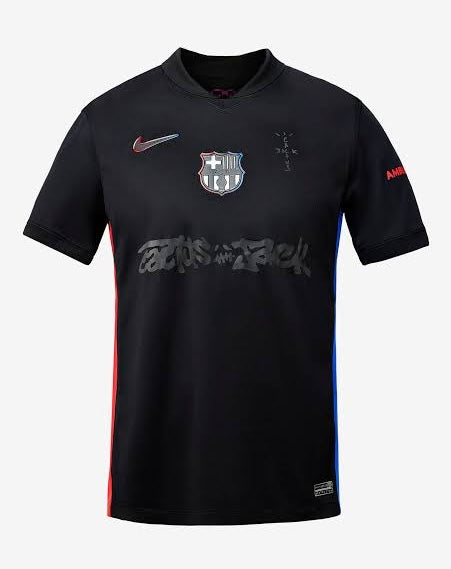 Barcelona Away Shirt 24/25 x travis scott (Player version)