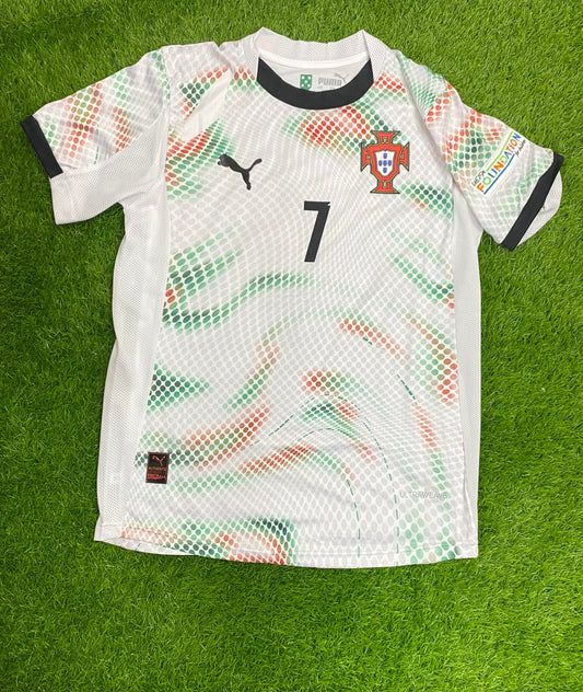 Portugal away Ronaldo 7 25/26 player version logos