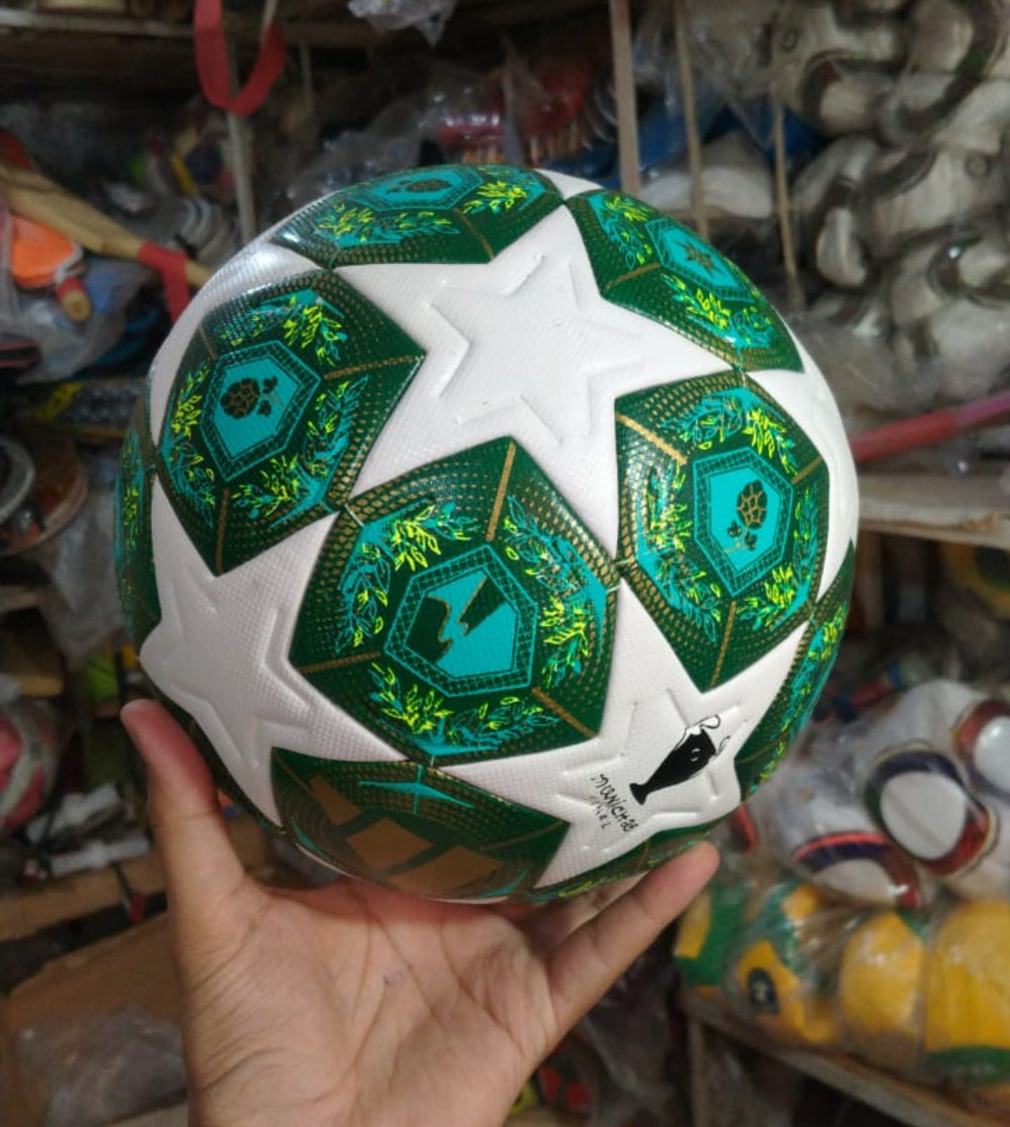 Champions League Football 2025 Final Match Ball Size 5 embossed