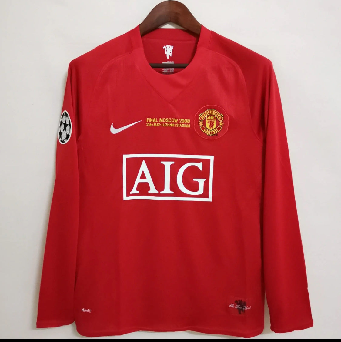 Full Sleeves Manchester United Ronaldo Home Shirt 2008