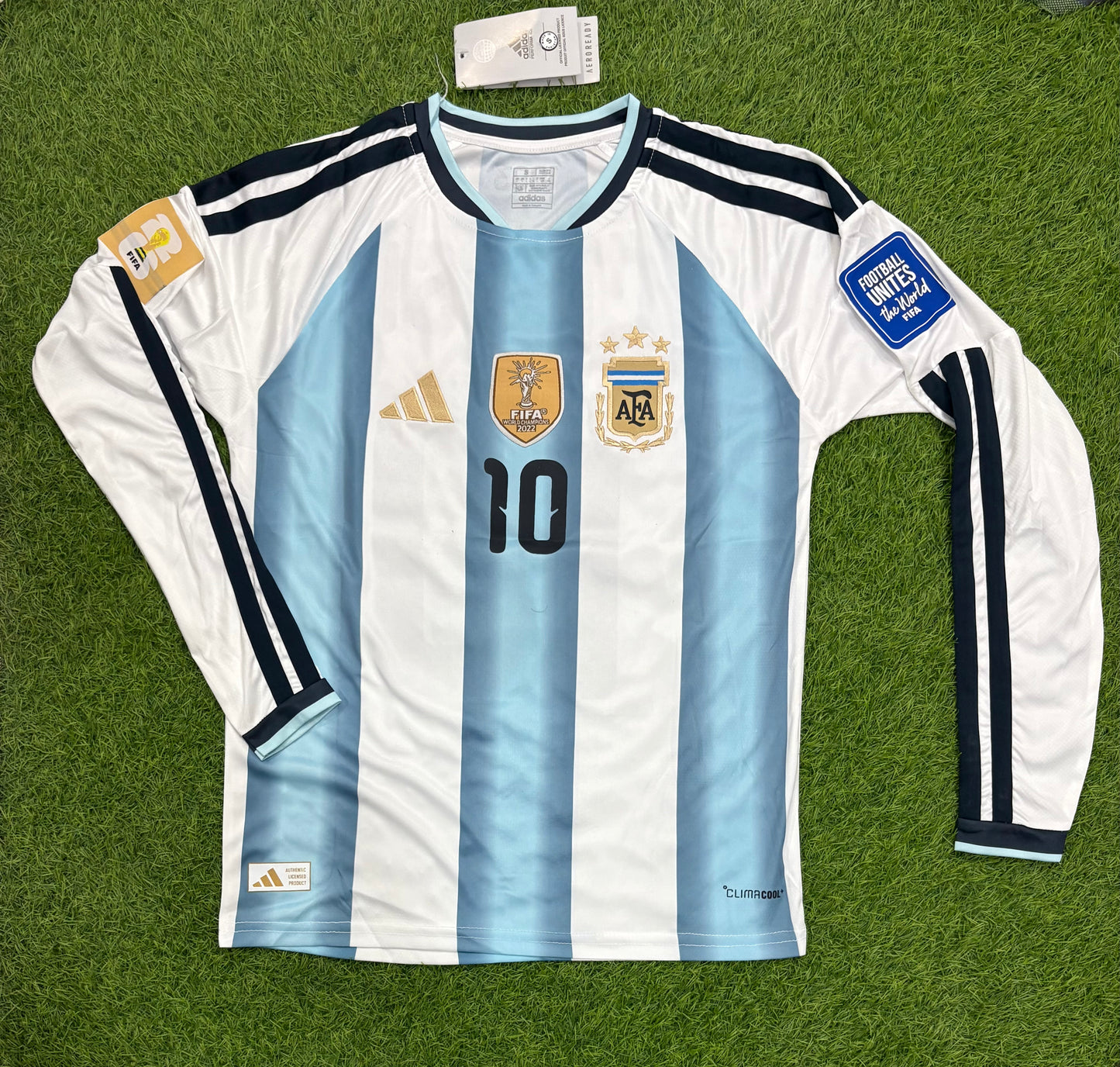 Argentina Home worldcup 2026 Embroidered logos (full sleeves)