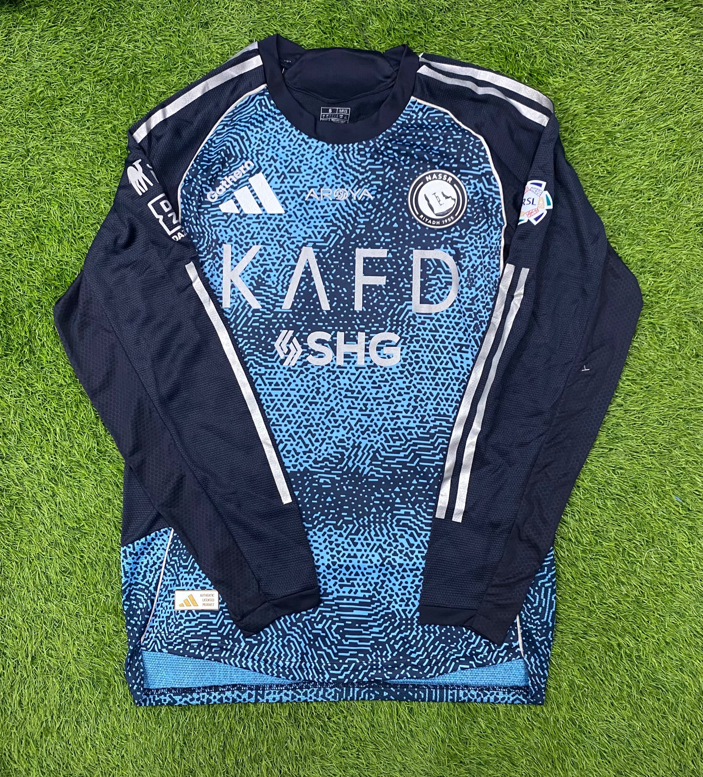 Al Nassar Away Ronaldo # 7 25/26 (Player version logos) Full sleeves