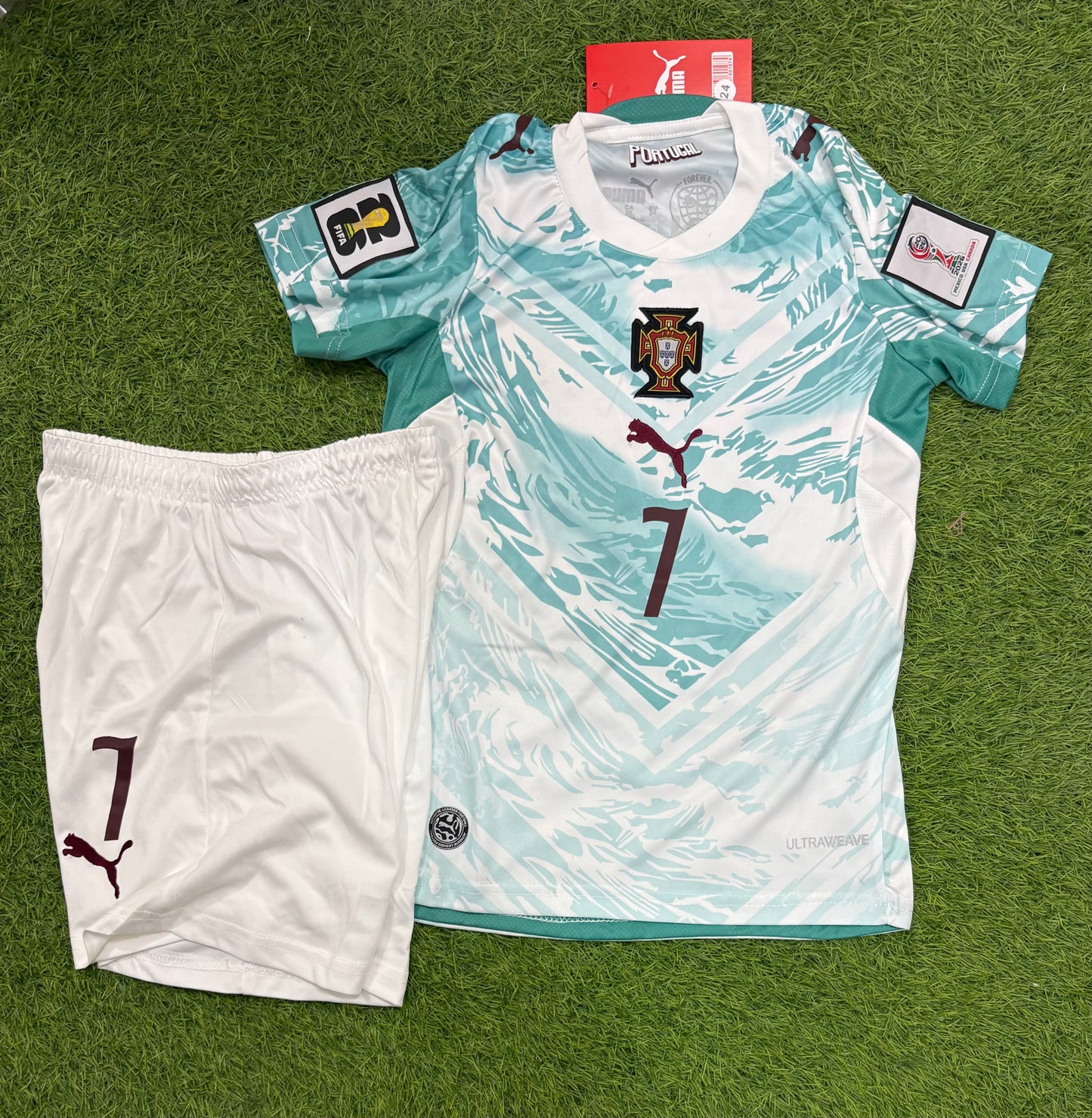 Kids Portugal away Worldcup 2026