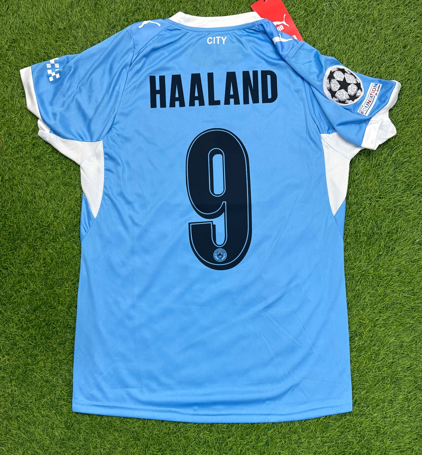 Manchester City Home 26/27 Embroidered logos (half sleeves)
