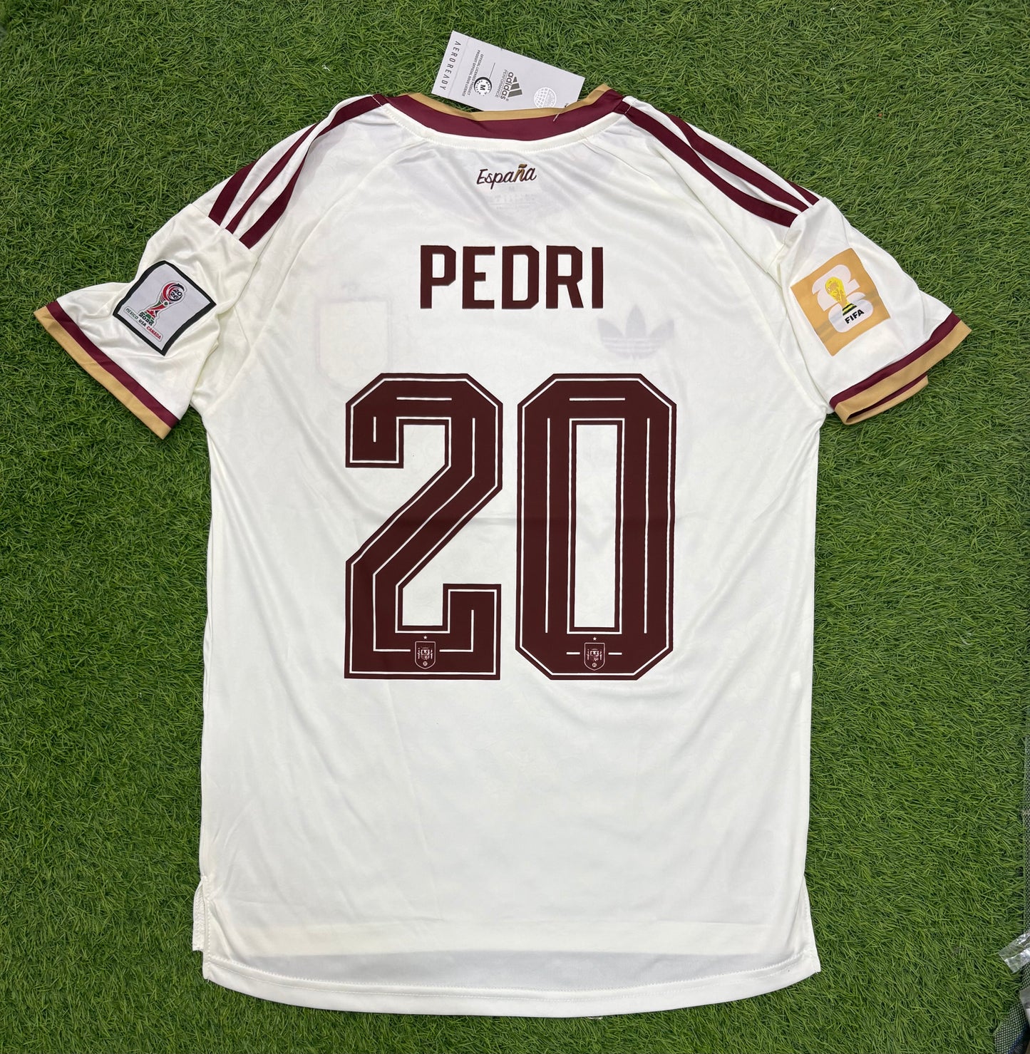 Spain Away shirt worldcup 2026 Embroidered logos
