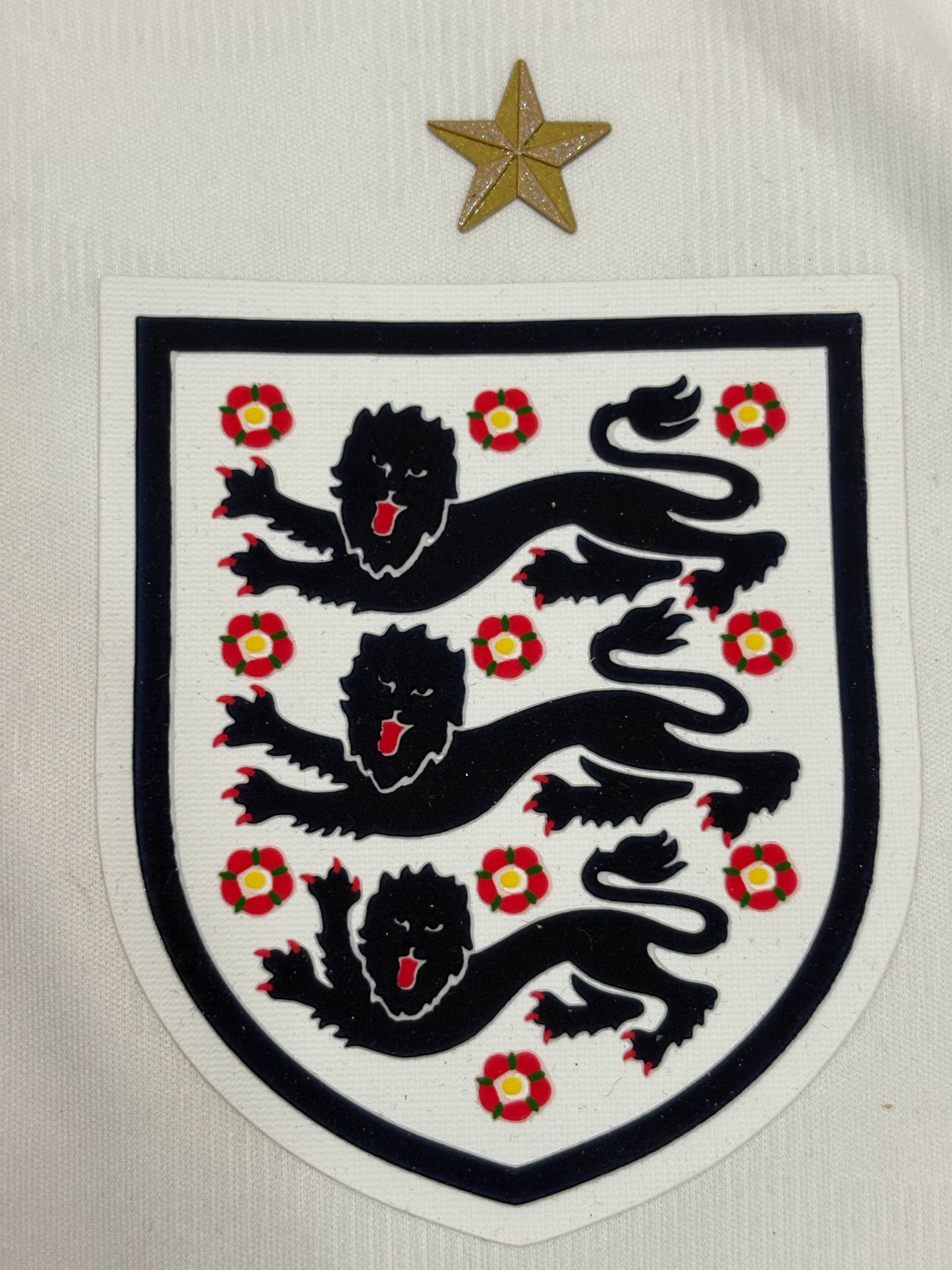 England Home Worldcup 2026 Player Version Logos (full sleeves)