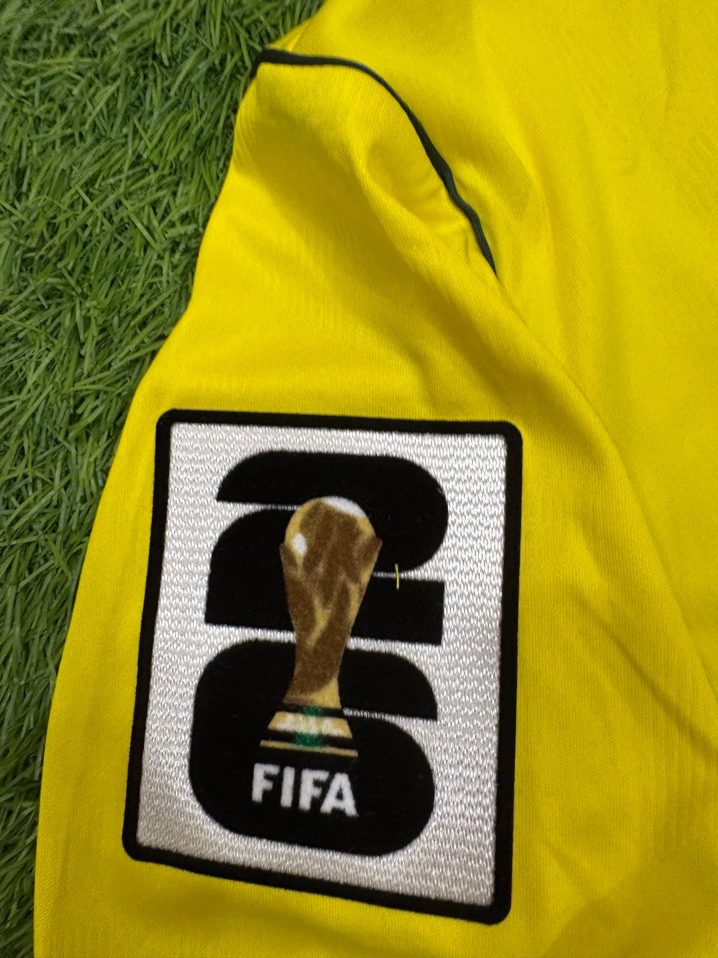 Brasil Home Worldcup 2026 Player Version Logos (full sleeves)