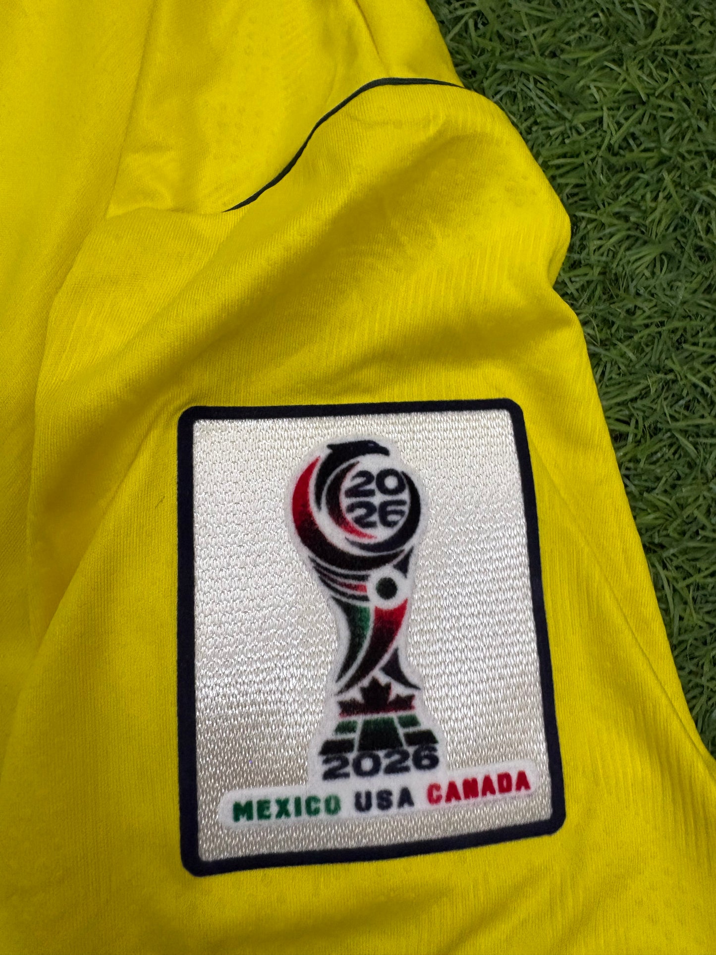 Brasil Home Worldcup 2026 Player Version Logos (full sleeves)
