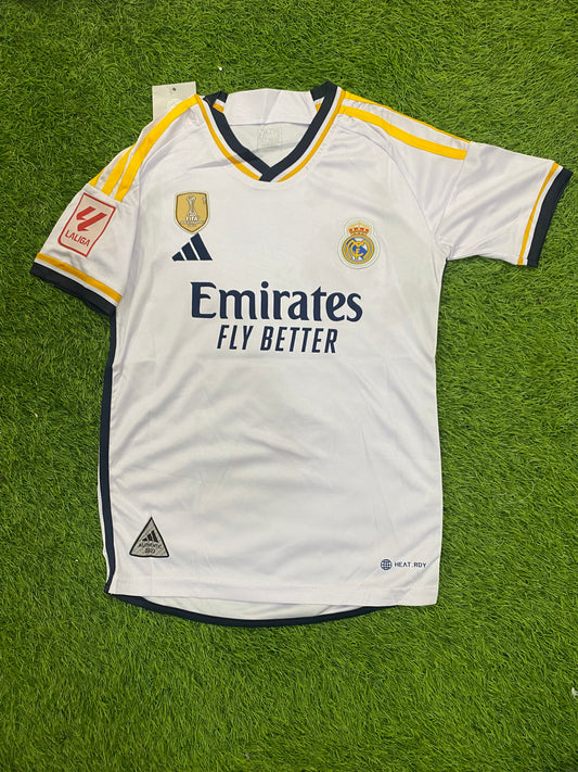 Kids Real Madrid home shirt 23/24