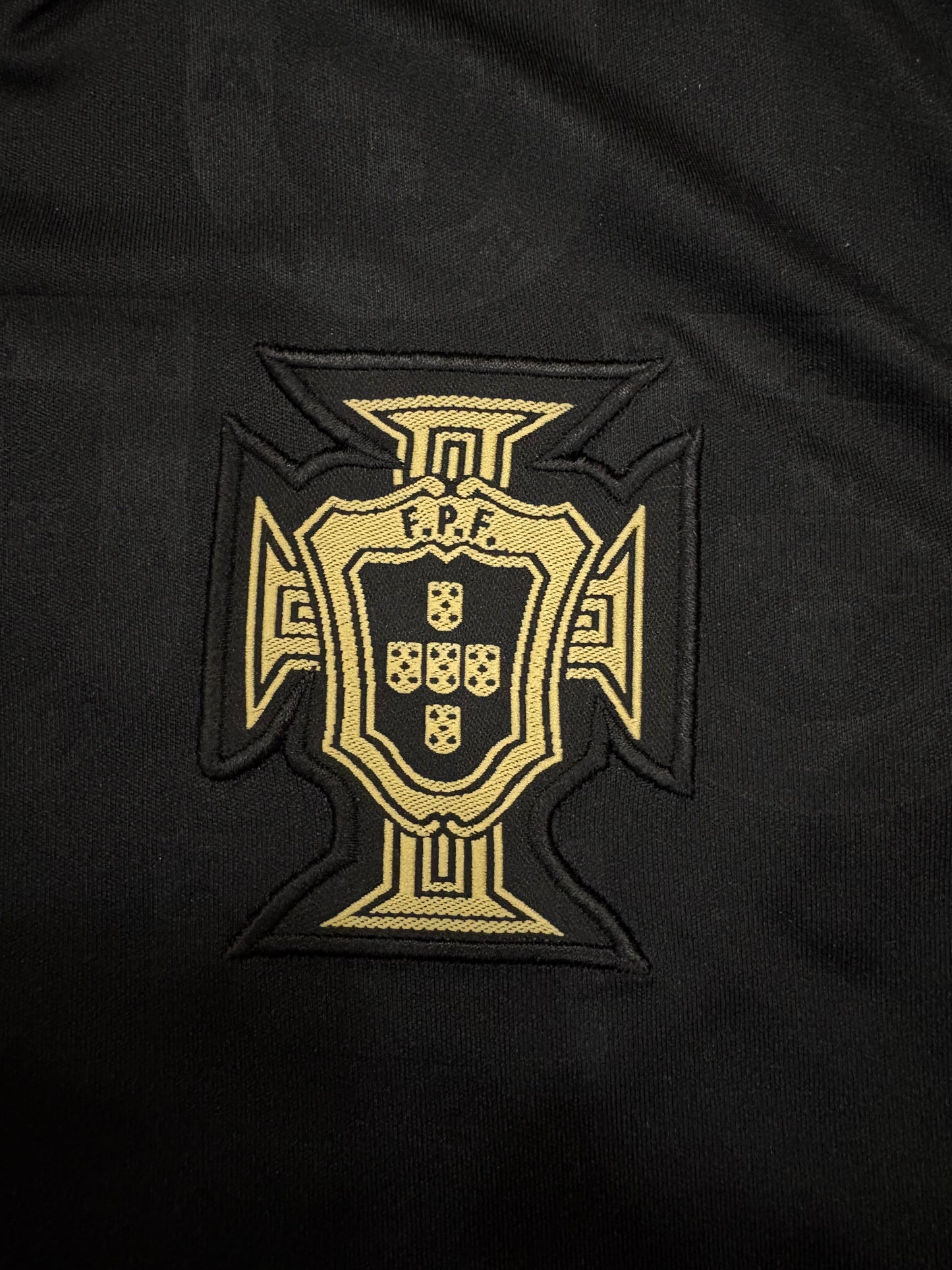Portugal black panther jersey 2026 Embroidered logos (full sleeves)