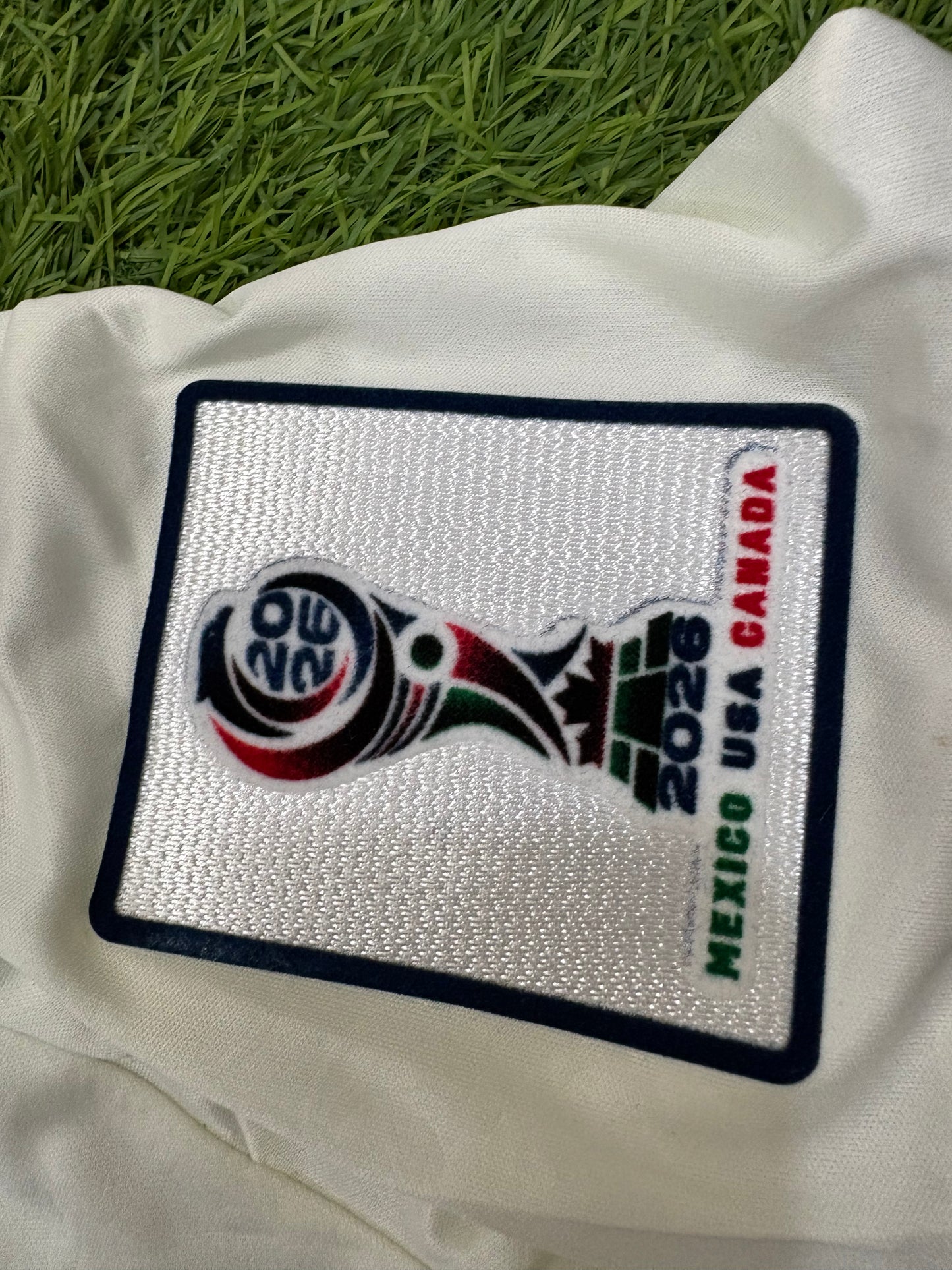 Spain Away Worldcup 2026 Player Version Logos (full sleeves)