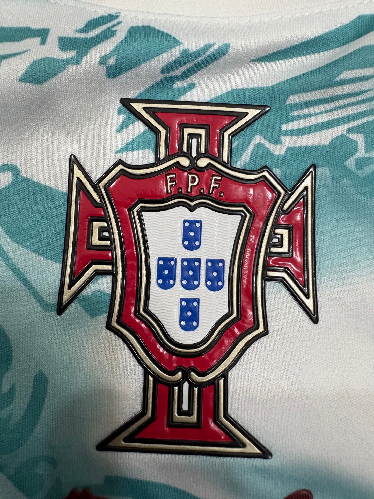 Portugal Away Worldcup 2026 Player Version Logos (full sleeves)