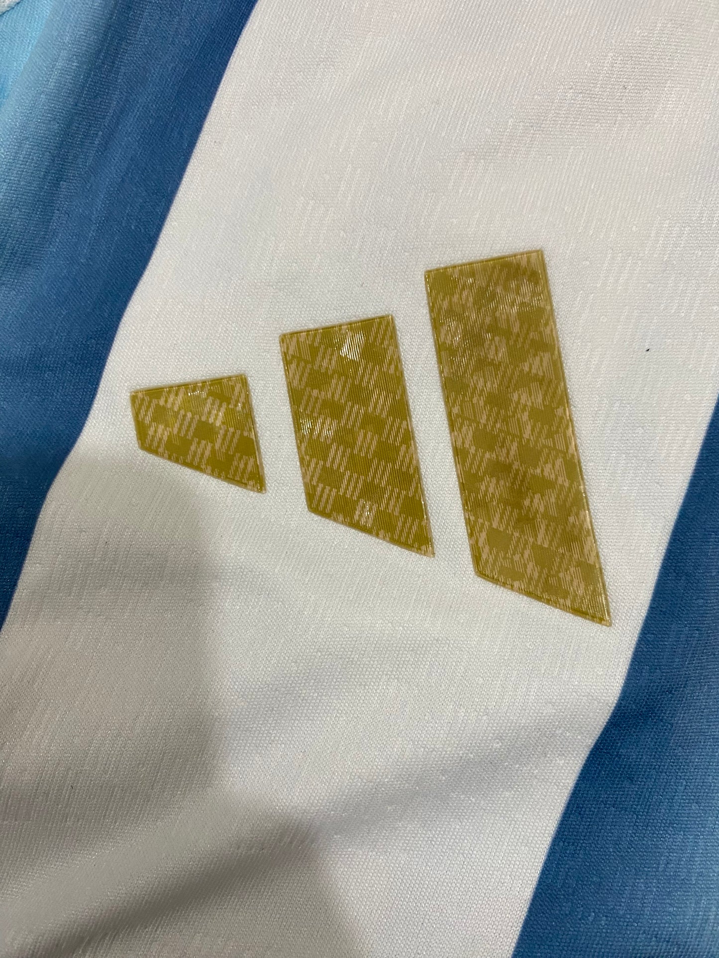 Argentina Home Worldcup 2026 Player Version Logos (half sleeves)