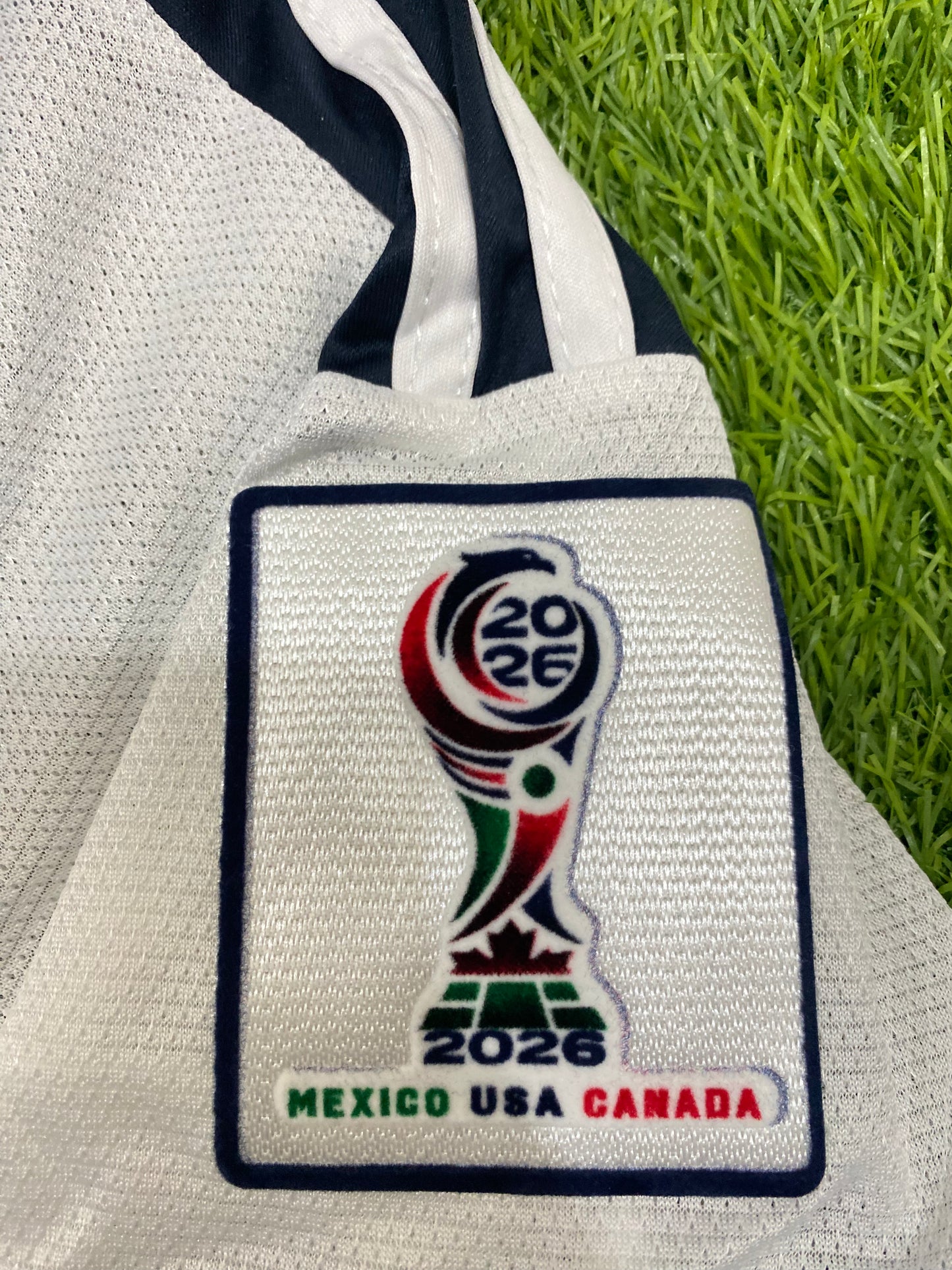 Argentina Home Worldcup 2026 Player Version Logos (half sleeves)