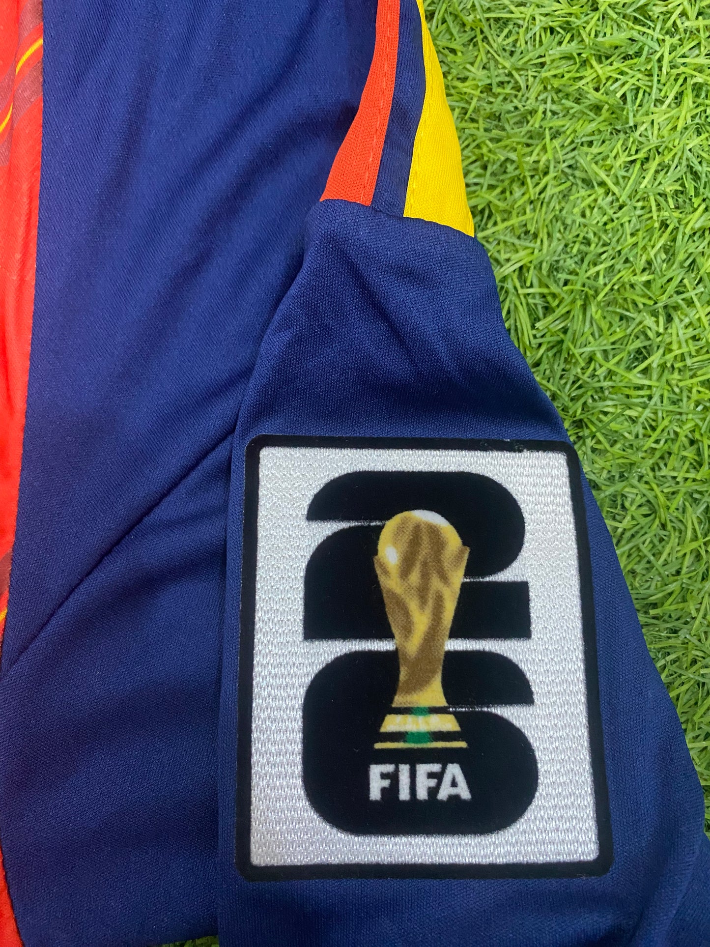 Spain Home Worldcup 2026 Player Version Logos (full sleeves)