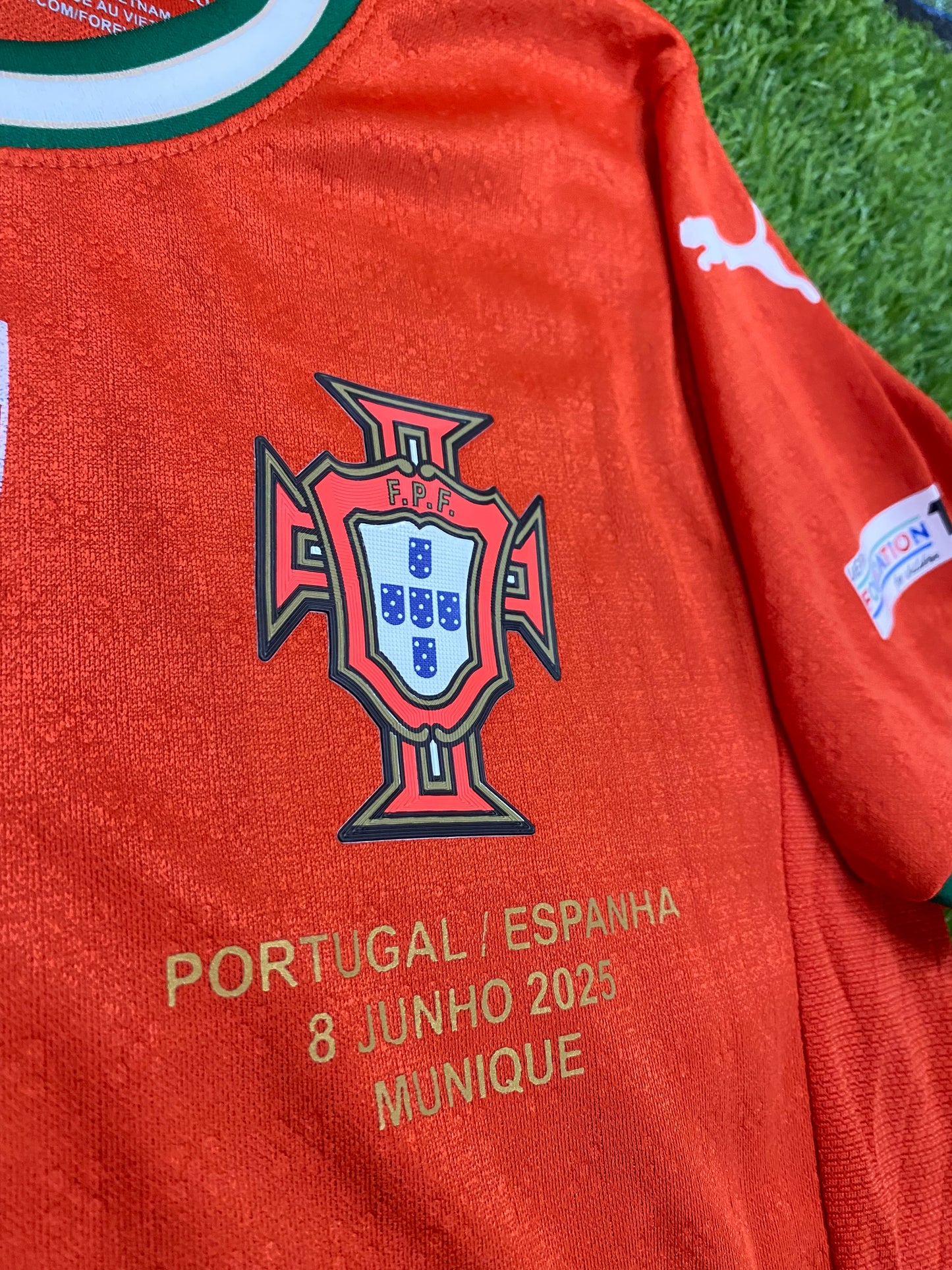 Portugal Home Ronaldo 7 25/26 player version logos