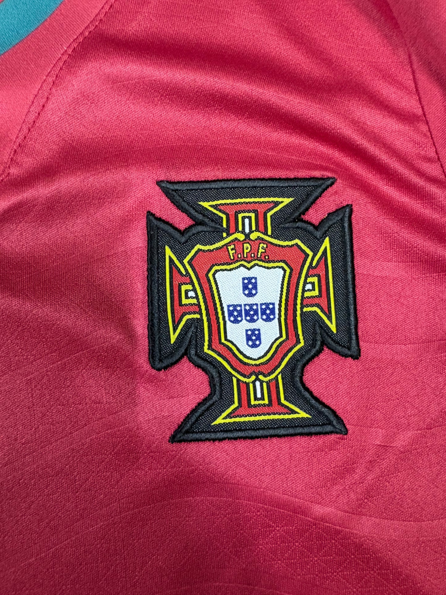 Portugal Home Worldcup 2026 Embroidered Logos (half sleeves)