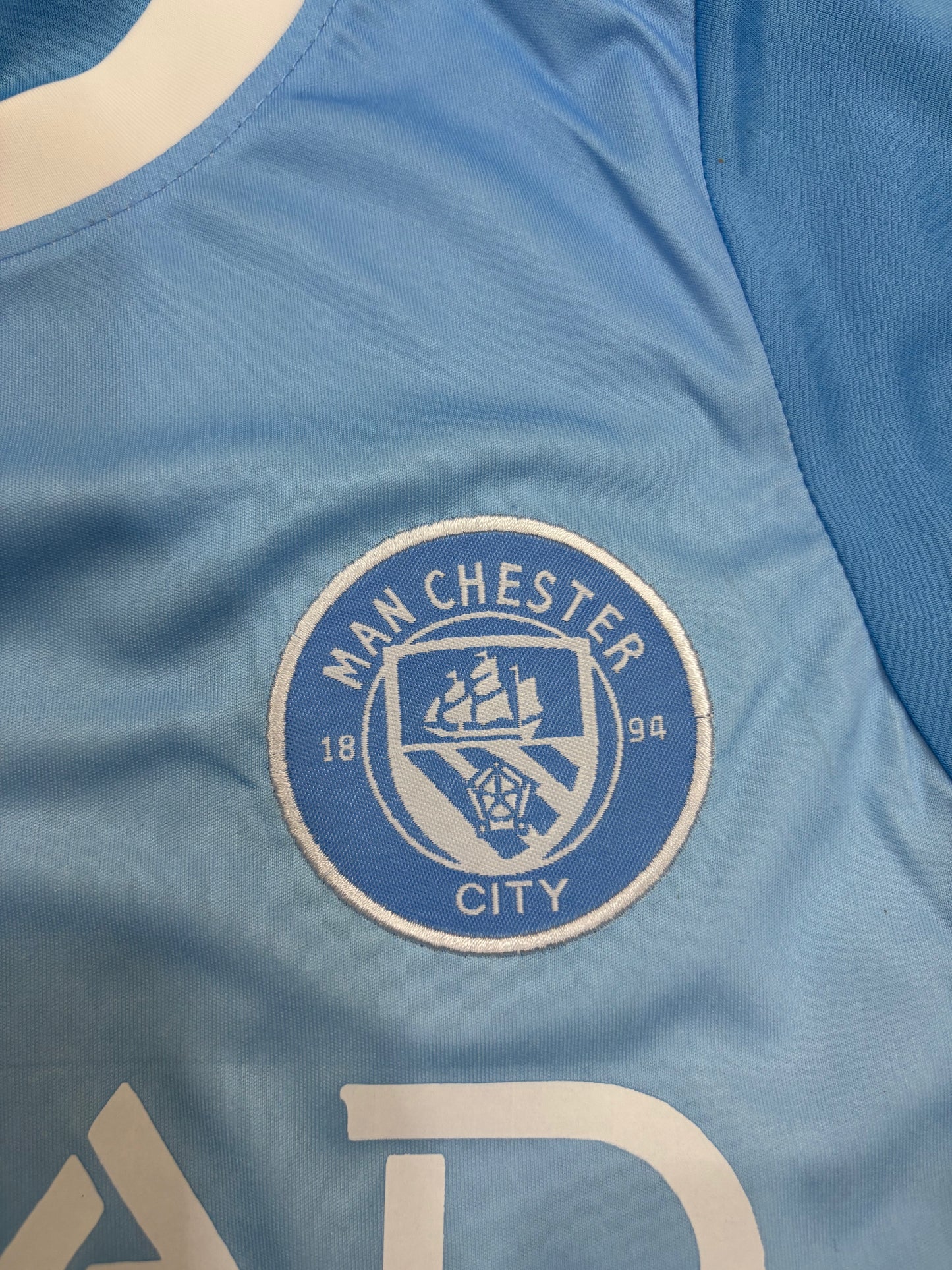 Manchester City Home 26/27 Embroidered logos (half sleeves)