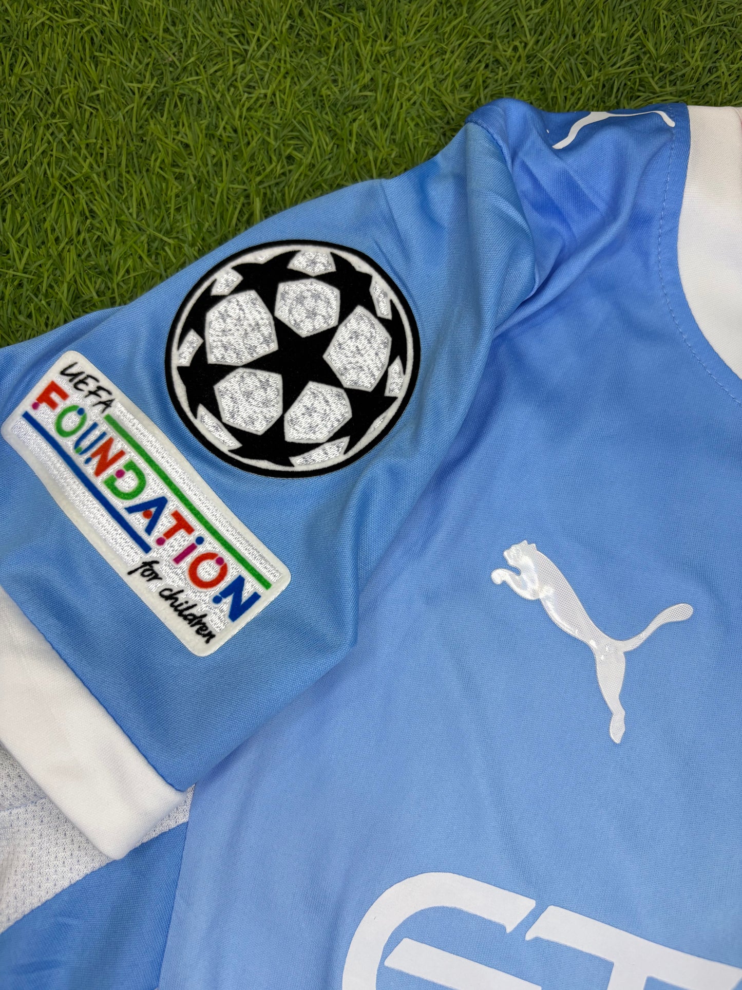 Manchester City Home 26/27 Player version logos (half sleeves)