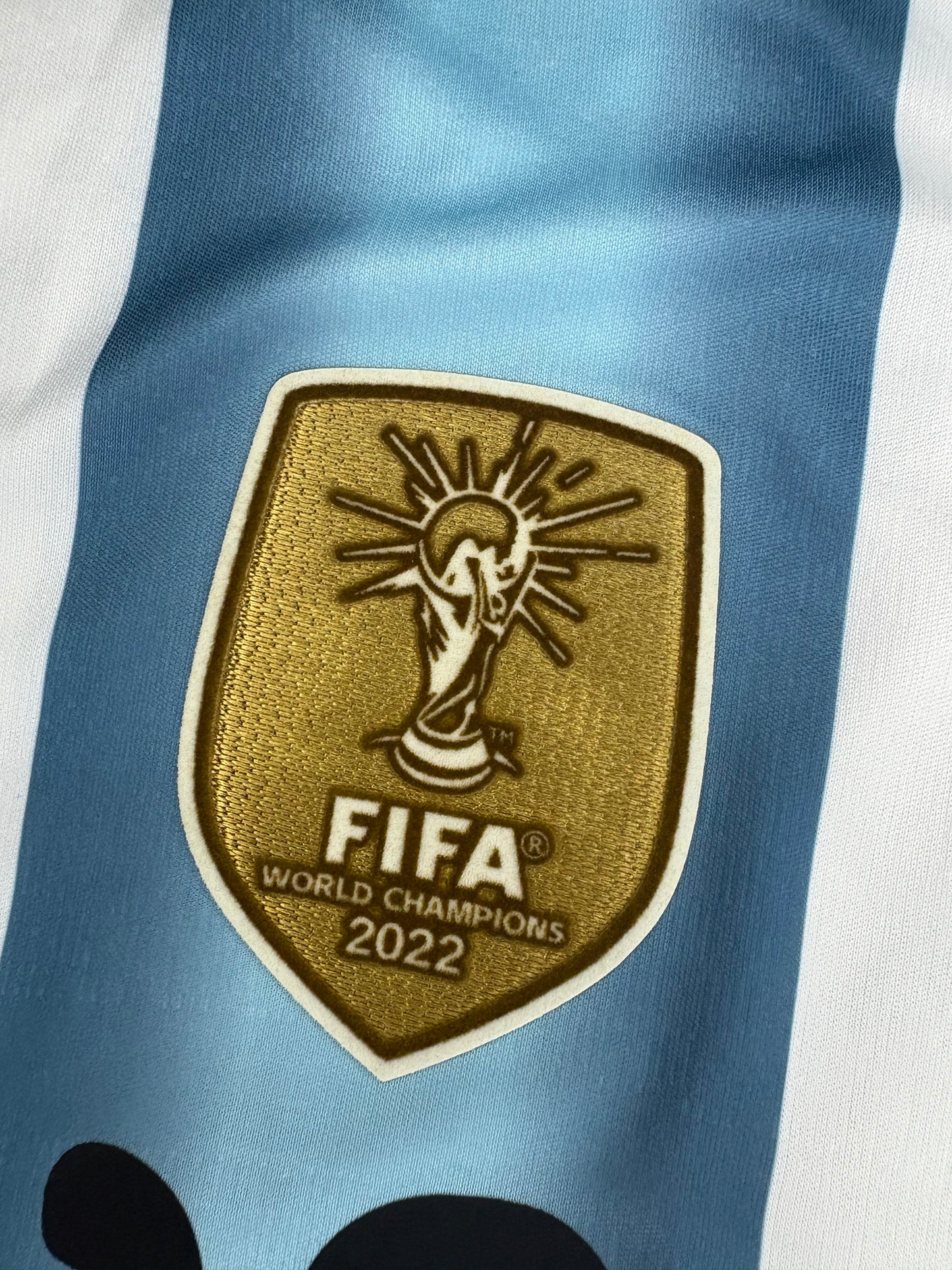 Argentina Home Worldcup 2026 Player Version Logos (full sleeves)