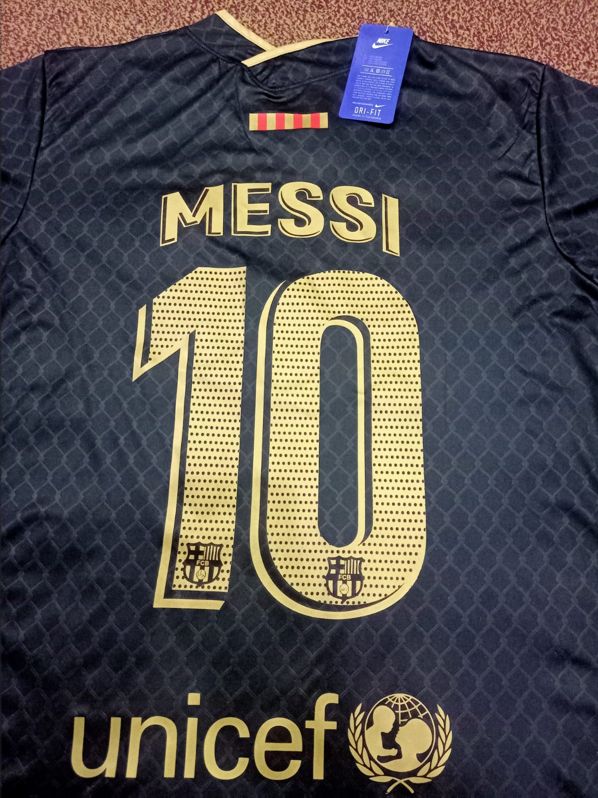 Barcelona Messi Black Shirt 20/21