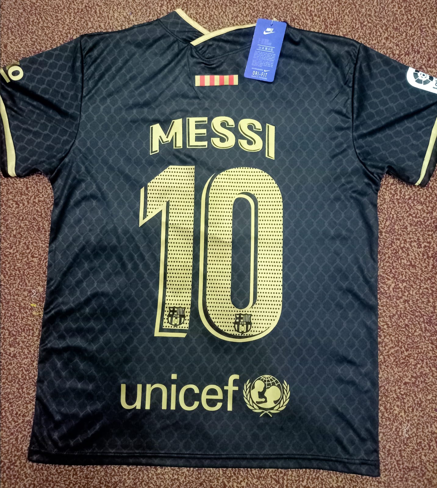 Barcelona Messi Black Shirt 20/21