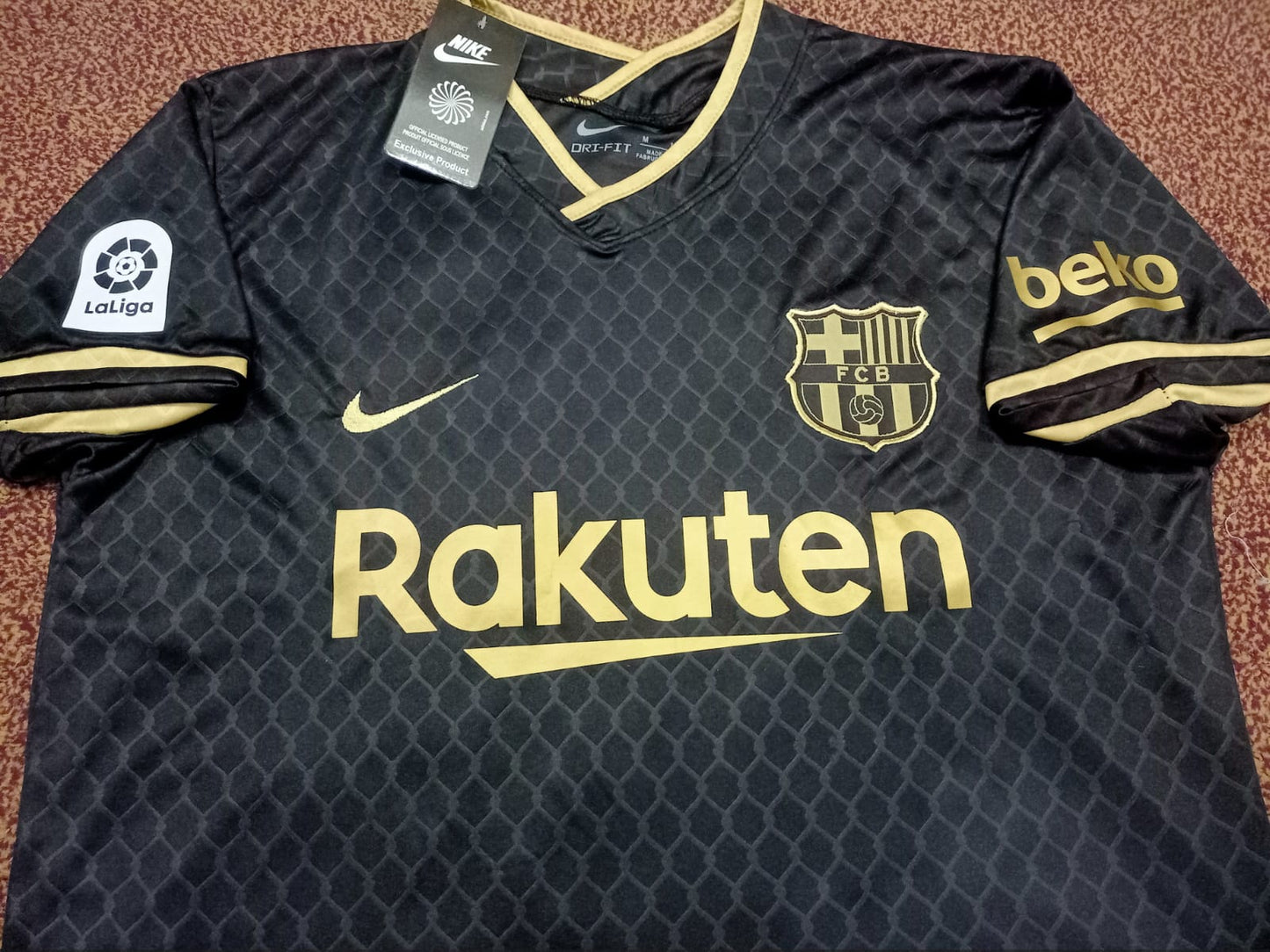 Barcelona Messi Black Shirt 20/21