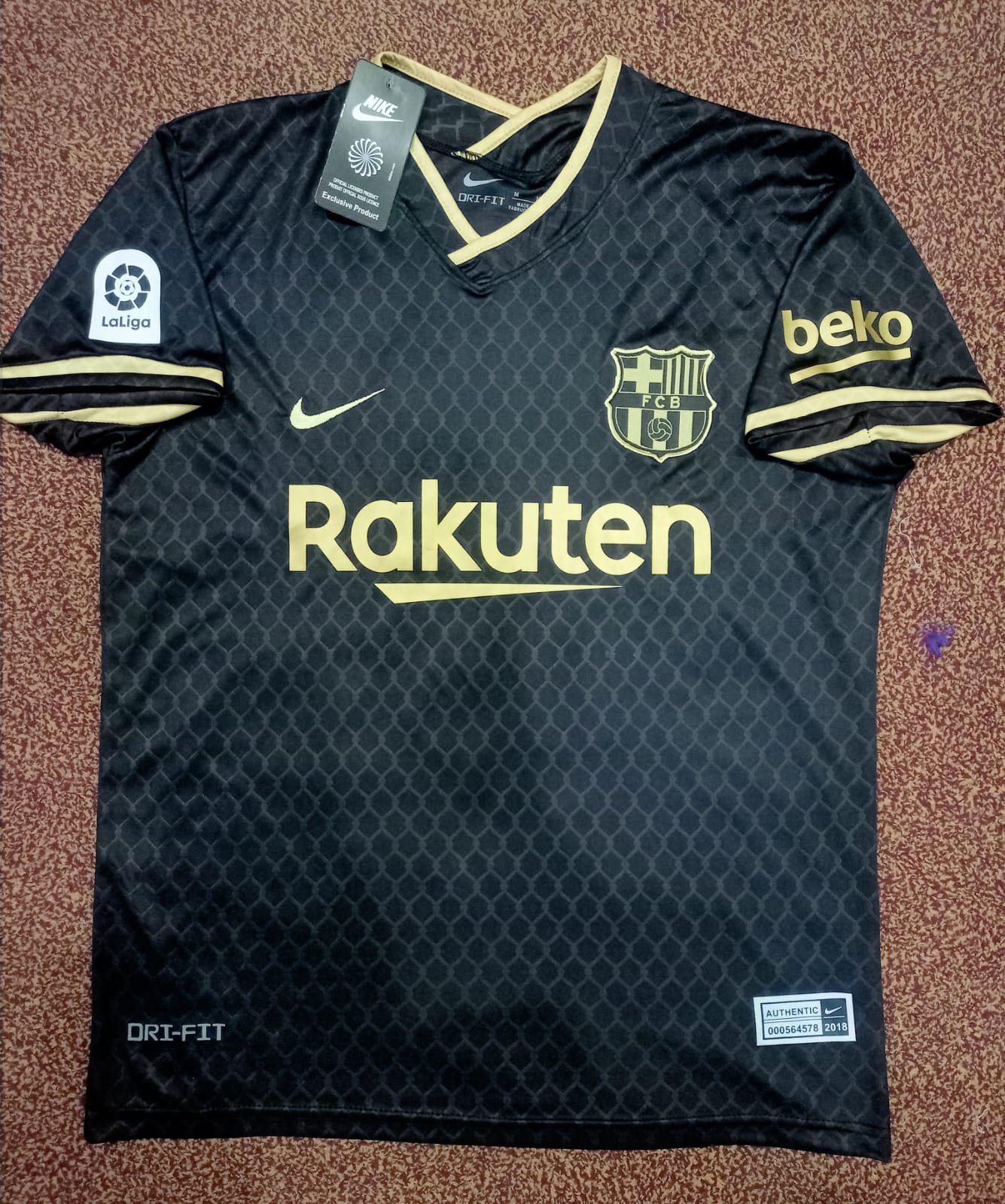 Barcelona Messi Black Shirt 20/21