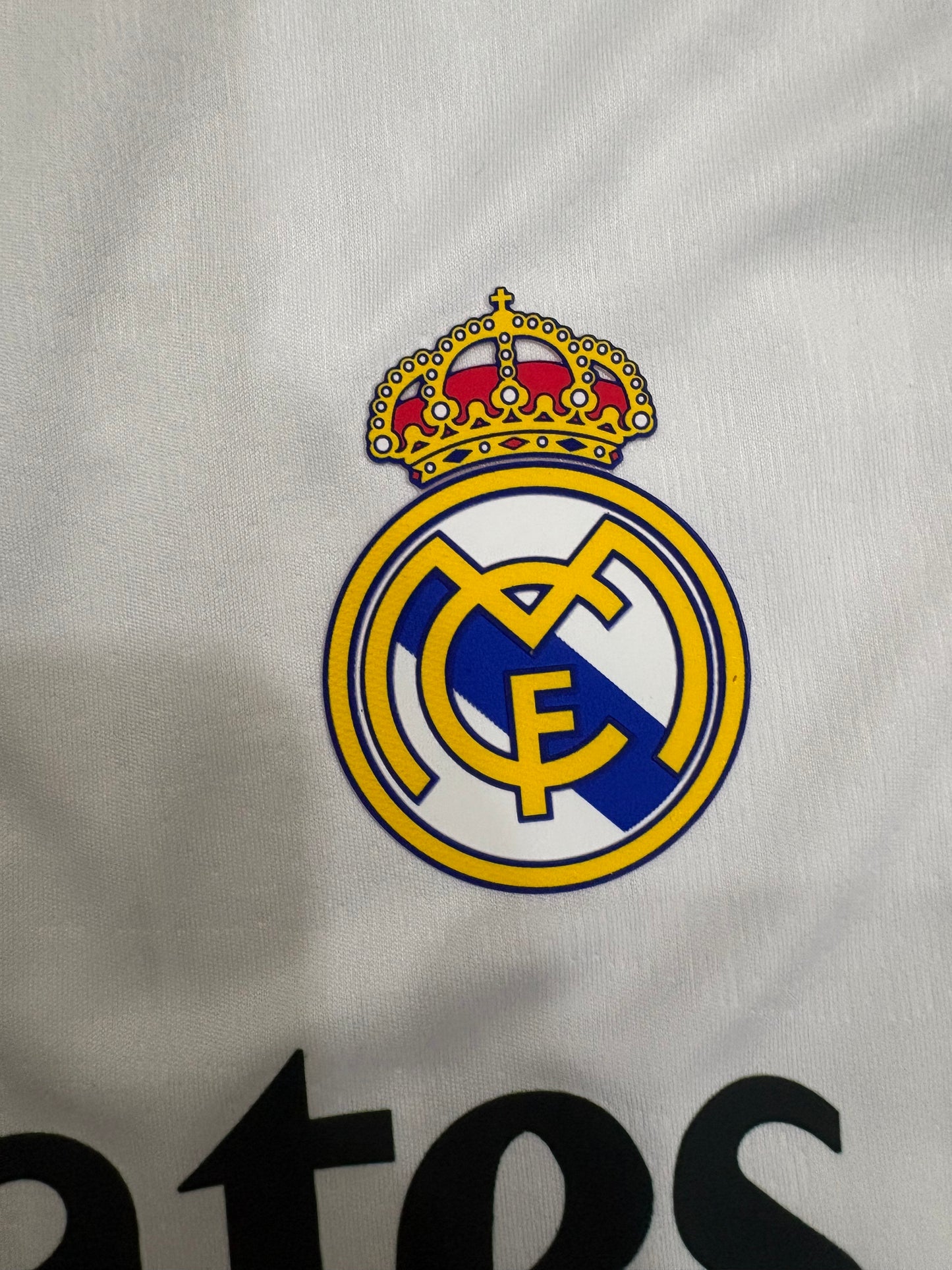 Real Madrid Home 26/27 Player version logos (Half sleeves)