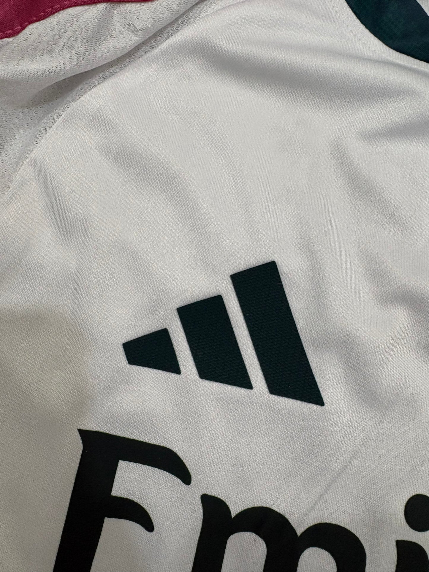 Real Madrid Home 26/27 Player version logos (Half sleeves)