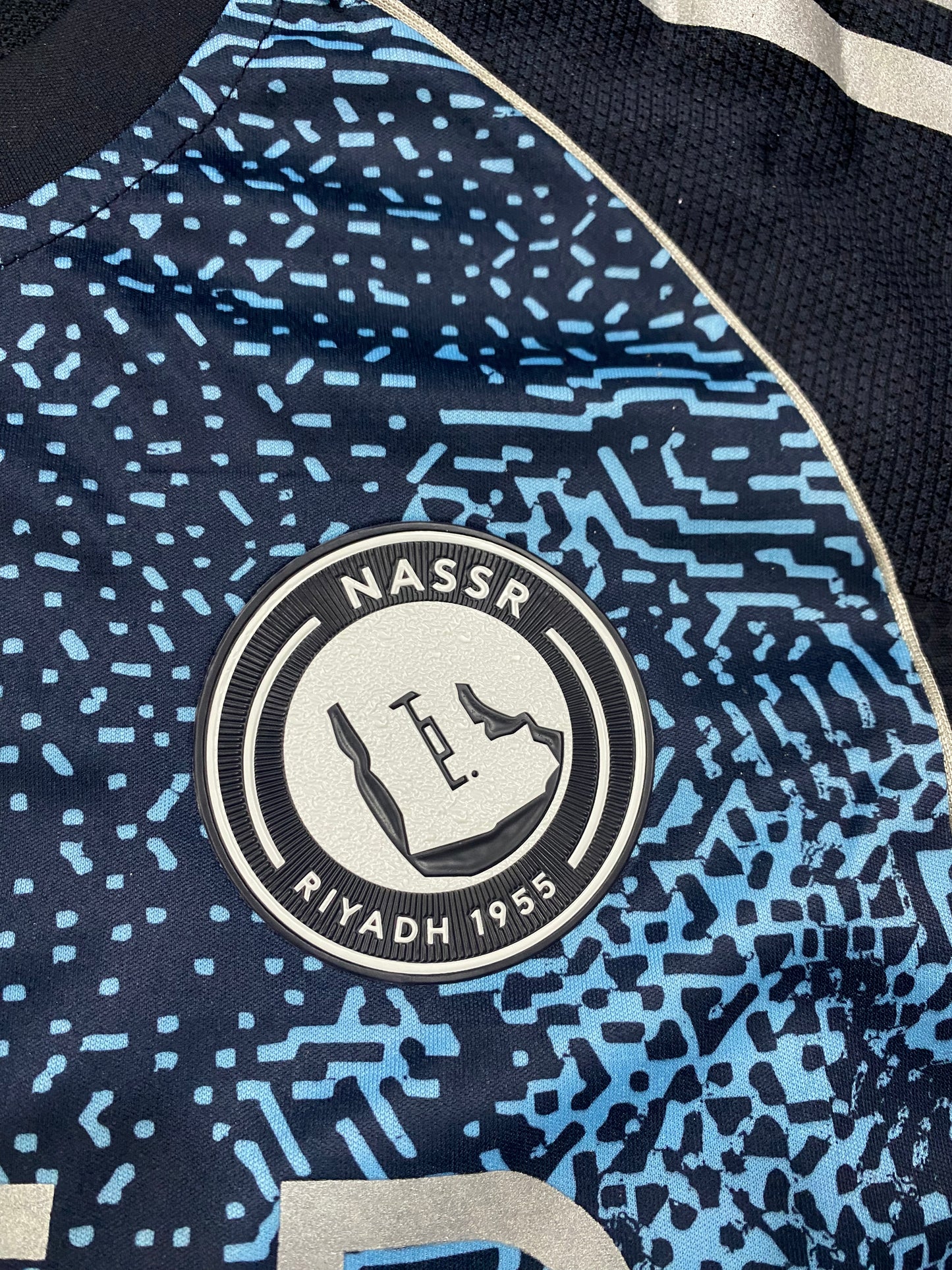 Al Nassar Away Ronaldo # 7 25/26 (Player version logos) Half sleeves