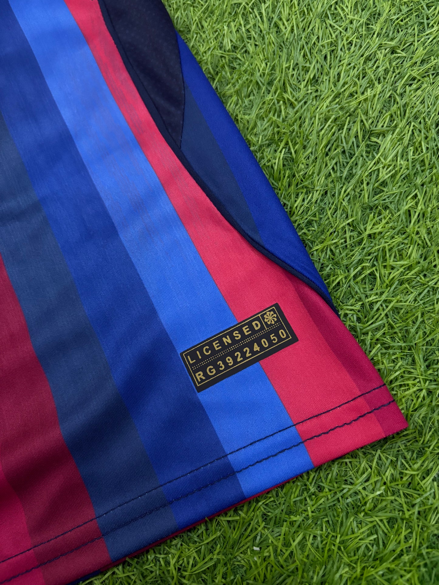 Barcelona Home Shirt 26/27 full sleeves (embroidered logos)