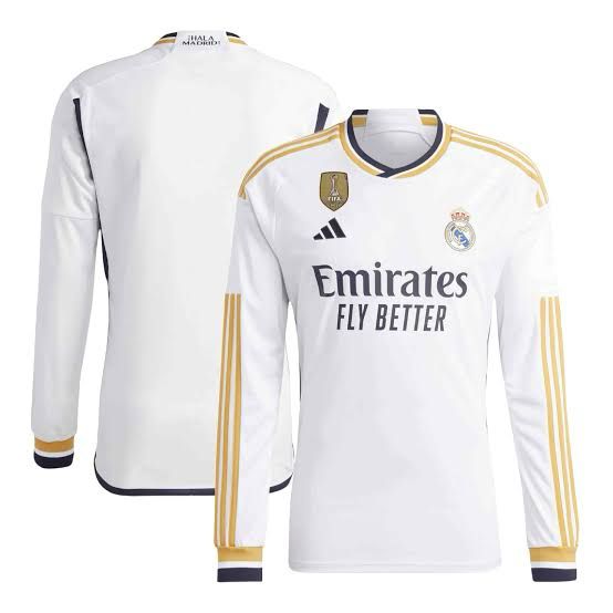 Full Sleeves Real Madrid Home Shirt 23/24